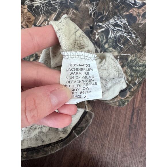 Camoflauge Long Sleeve Pocket T Shirt Extra Large - Picture 5 of 6